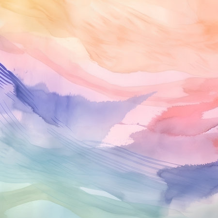Abstract watercolor background. Digital art painting. Colorful texture.の素材