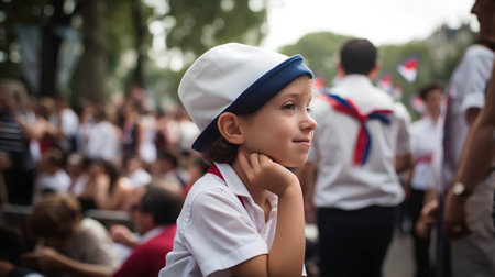 The first day of school year in Kharkivの素材