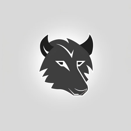 Wolf head vector icon. Wolf head vector icon. Wolf head vector iconの素材