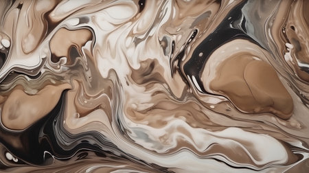 brown and beige abstract background. digitally generated image made of marbleの素材