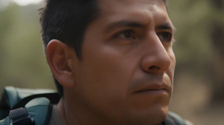 Member of Red Star military history club wears historical German uniform during historical reenactment of WWII in Chernigow, Ukraineの素材