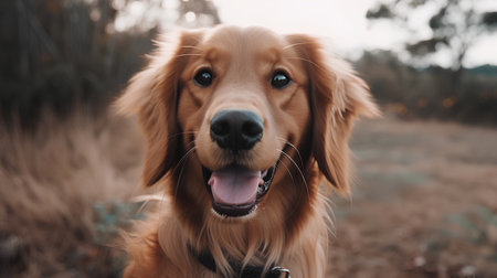 Portrait of a beautiful Nova Scotia Duck Tolling Retriever dogの素材