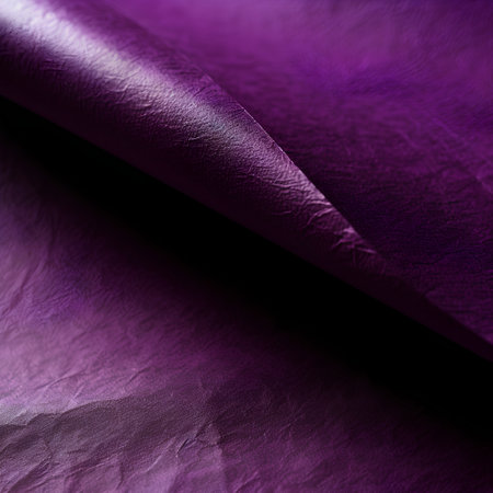 close up of a purple leather texture - can be used as backgroundの素材