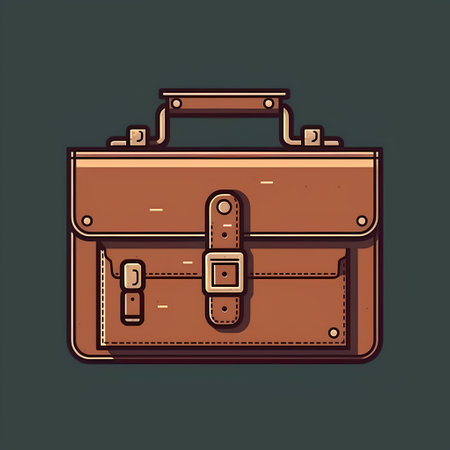 Briefcase icon. Briefcase vector icon. Briefcase vector iconの素材