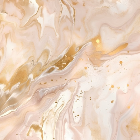 Marble abstract acrylic background. Marbling artwork texture. Agate ripple pattern. Gold powder.の素材