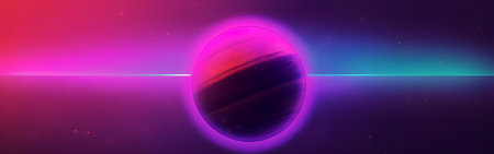 Futuristic planet in space. Abstract background. 3D renderingの素材