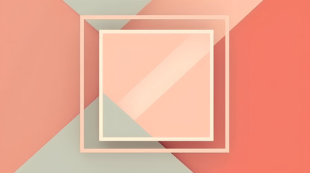 Minimal geometric abstract background in pastel colors. 3d renderの素材