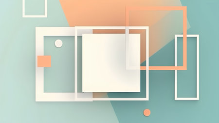 Abstract geometric background with squares and rectangles. Vector illustration for your designの素材
