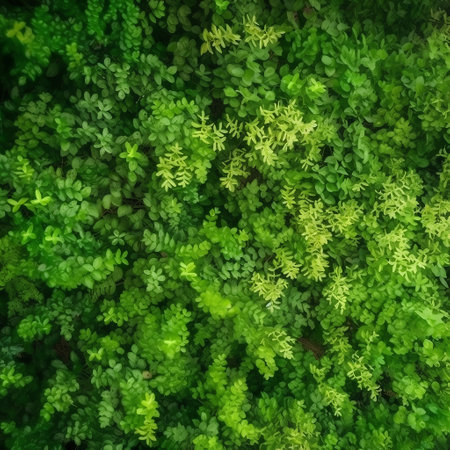 Green leaves background. Nature and environment concept. 3D Renderingの素材