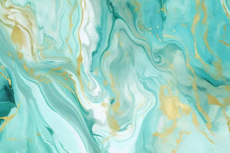 Marble abstract acrylic background. Marbling artwork texture. Agate ripple pattern. Gold powder.の素材
