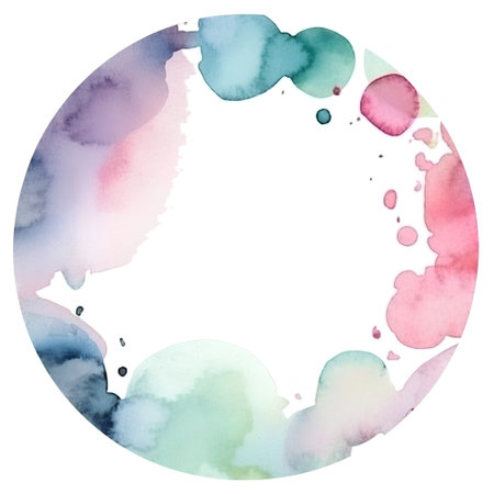 Abstract watercolor background. Hand-painted background. Illustration.の素材