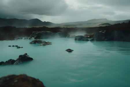 Vatnajokull geothermal area, Iceland, Europeの素材
