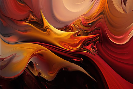 abstract color background, computer generated illustration, fractal art designの素材