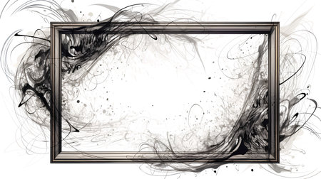 Abstract grunge frame with space for your text. Vector illustration.の素材