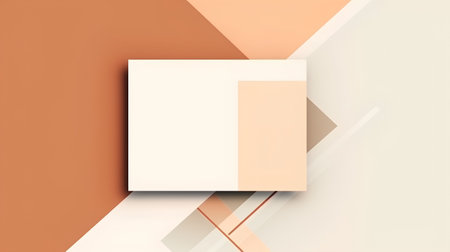 3d illustration of abstract background, geometric shapes, pastel colorsの素材