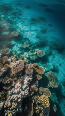 Coral reef in the Red Sea, Egypt. Tropical landscape.の素材