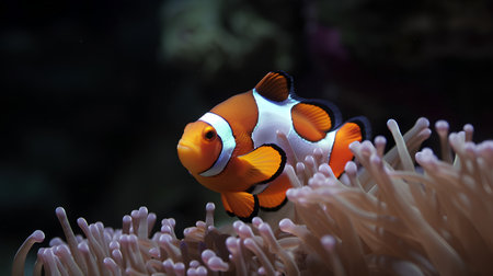 Clown anemonefish (Amphiprion ocellaris)の素材