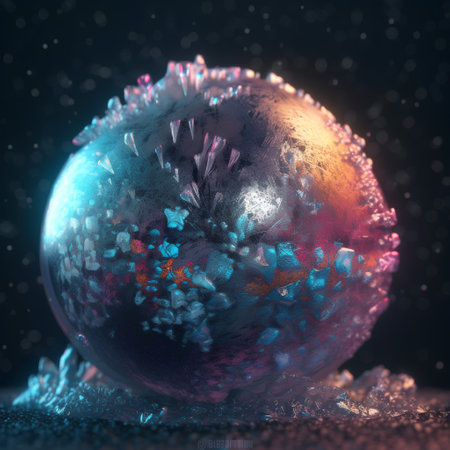 3d illustration of abstract geometric composition,digital artwork for creative graphic designの素材