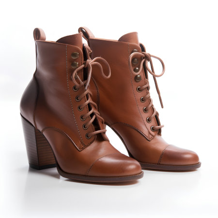 Women's shoes on a white background. Clipping path included.の素材