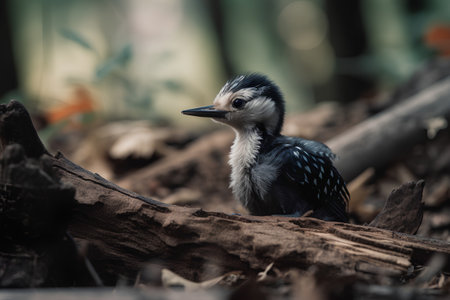 Dryocopus martius. Wild bird in the nature.の素材