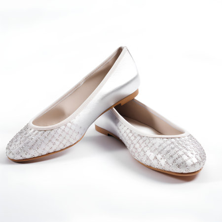 women's shoes on a white background isolated. shoes on a white backgroundの素材