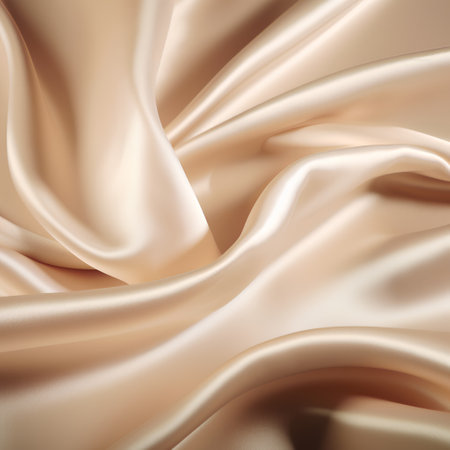 Smooth elegant golden silk can use as wedding background. In Sepia toned. Retro styleの素材