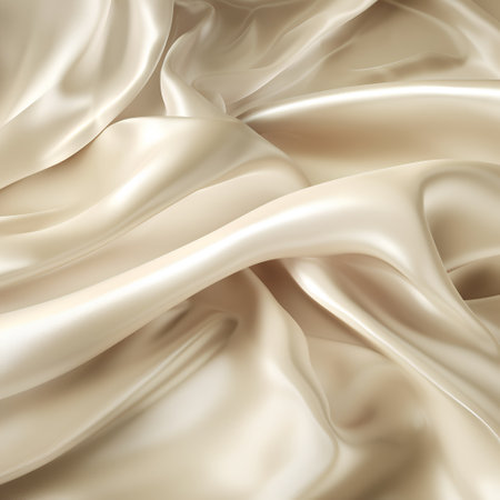 Smooth elegant golden silk can use as wedding background. In Sepia toned. Retro styleの素材