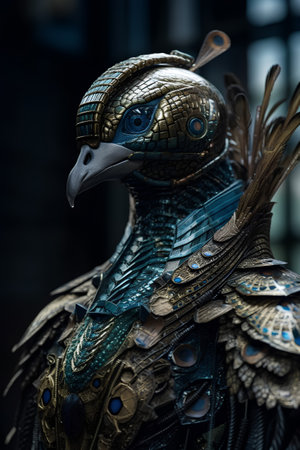 Exhibition of medieval armor in Kiev, Ukraine.の素材