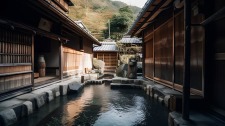 Traditional Japanese architecture in Shirakawa-go.の素材