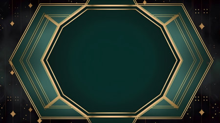 Luxury background with golden frame and space for your text.の素材