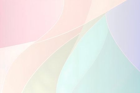 abstract background with soft pastel colors and curved lines, vector illustrationの素材