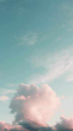 Sky and clouds background - vintage effect style picture. Good for your design.の素材