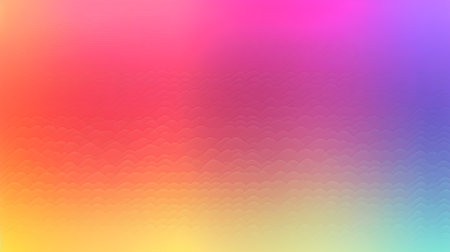 Abstract background with hearts. Vector illustration. Gradient mesh. Rainbow colors.の素材