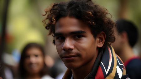 Unidentified Spanish man poses for photographers in Barcelona, Spain.の素材