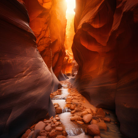 Antelope Canyon is a slot canyon in the American Southwest. It is on Navajo land east of Page, Arizona.の素材
