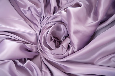 Smooth elegant lilac silk or satin texture can use as backgroundの素材