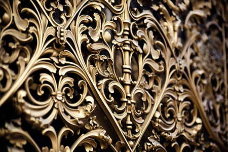 Details of the metalwork of the royal palace of Turin, Italyの素材