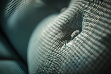 Close-up of a seat in a car. Selective focus.の素材