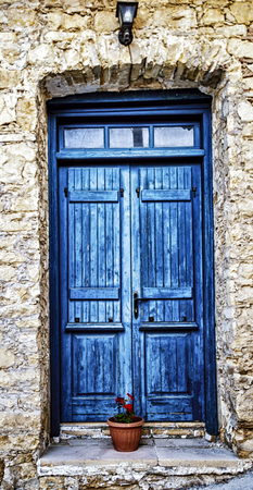 Colorful doors of Turkey are unique and fascinatingの写真素材