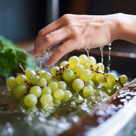 Closeup of human hands.の素材