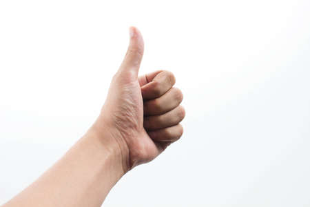 hand signalの写真素材