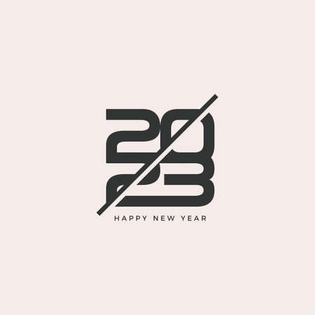 Simple and elegant happy new year