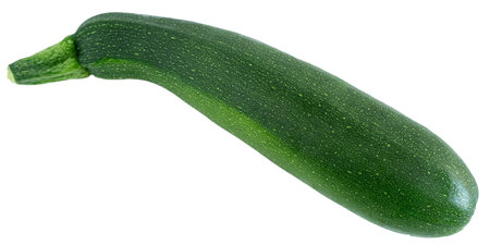 Very fresh courgette on white background. Product isolated from the background.の写真素材