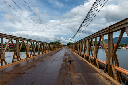Old  Bridge in Kampot June 2015.の写真素材