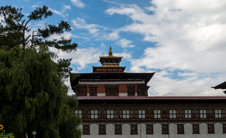 TashiChhoDzong, Thimphu province Bhutan Sep 2015の写真素材
