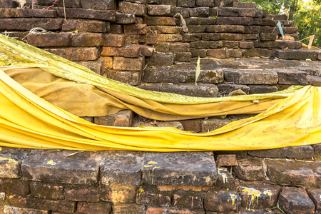 Chiang Saen Old temple, Chiang Rai Feb 2016の写真素材
