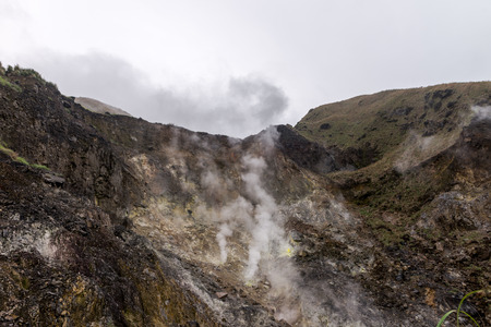 Yangmingshan Nation Park Volcanic Sulfur, Taipei Apr 2016の写真素材