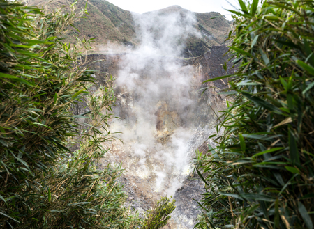 Yangmingshan Nation Park Volcanic Sulfur, Taipei Apr 2016の写真素材