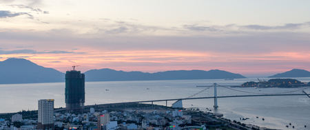 Business District of Da Nang City May 2015の写真素材