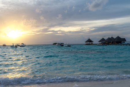 Kani Island Beautiful Island, Maldives Jun 2016.の写真素材